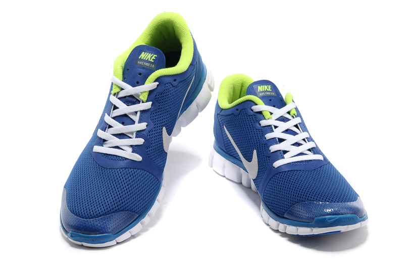 Nike Free 3.0 hommes bleus jaunes nouvelles chaussures hommes (1)